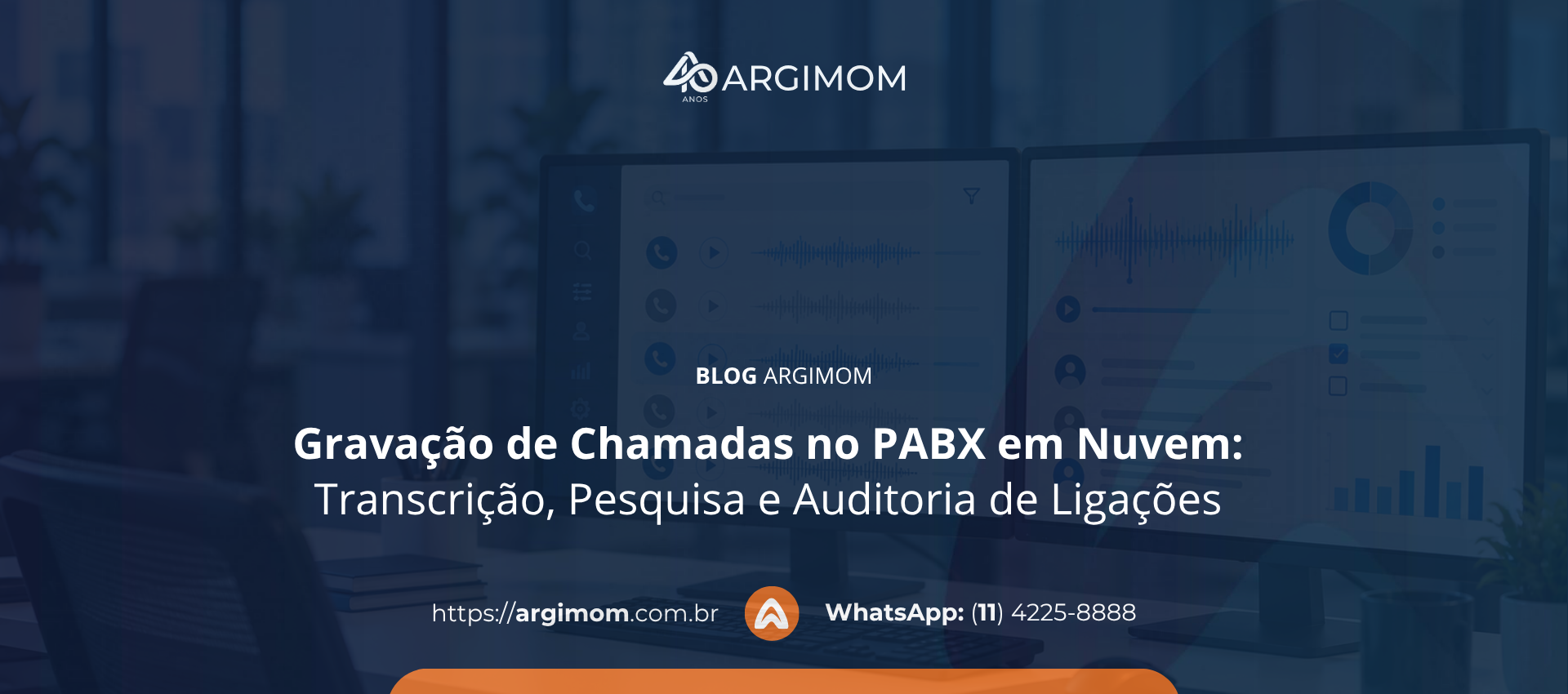 Gravação de Chamadas - PABX NUVEM - Argimom